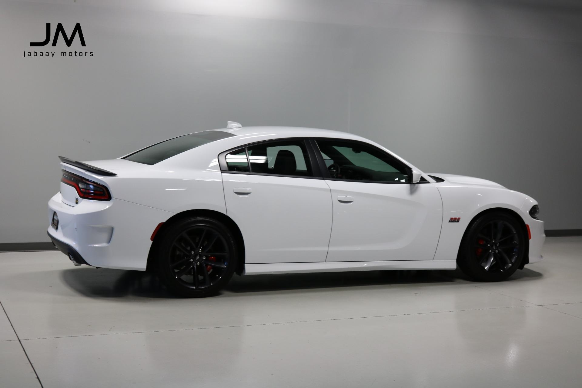 white charger black rims